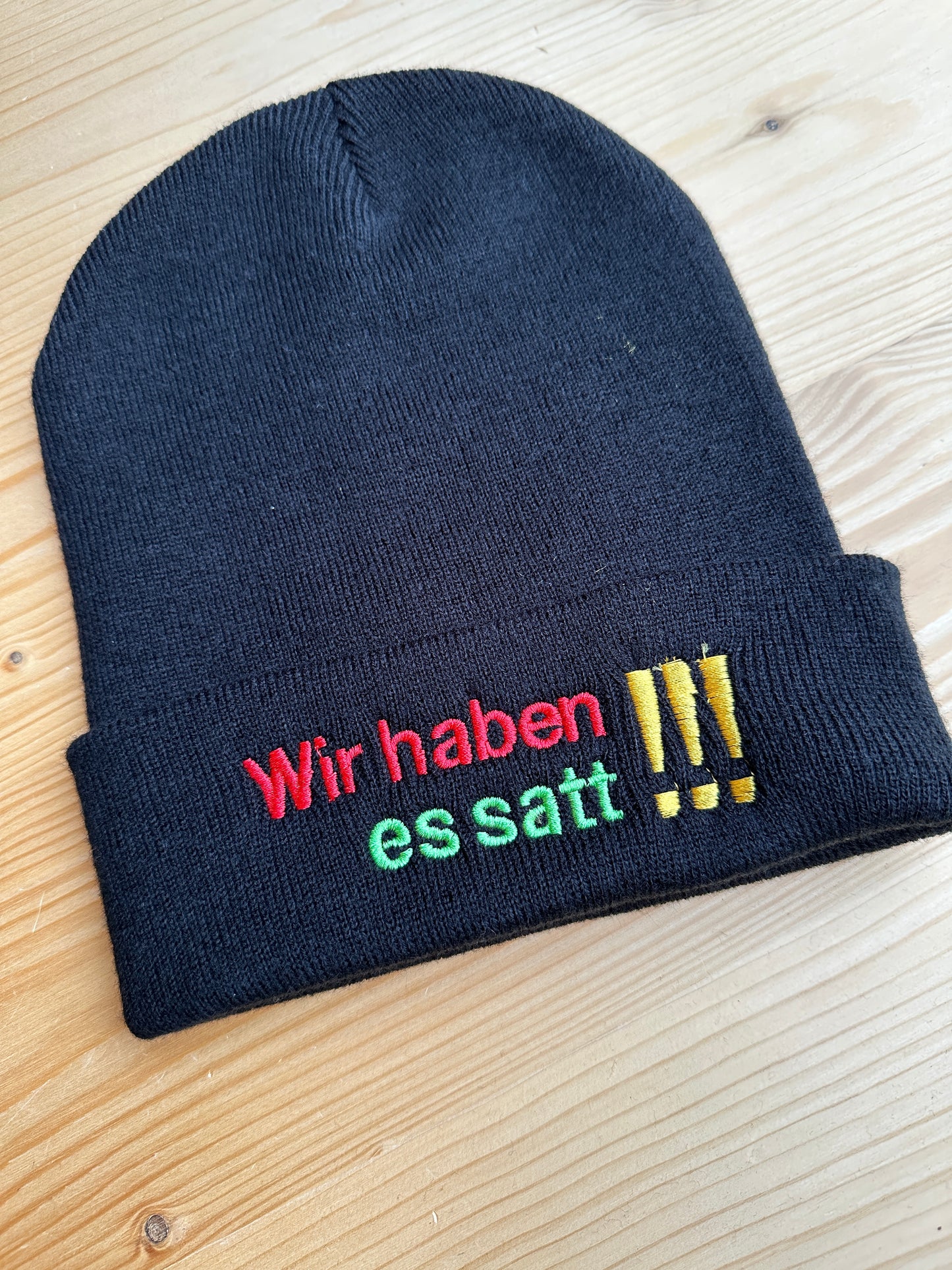 Wintermütze - WIR HABEN ES SATT !