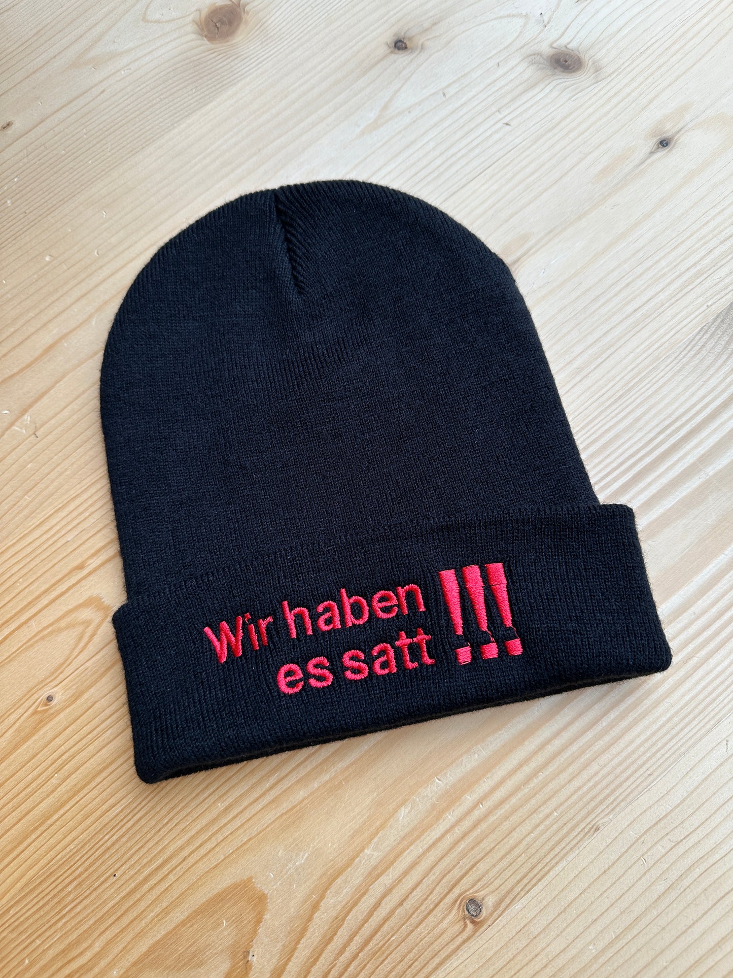 Wintermütze - WIR HABEN ES SATT !